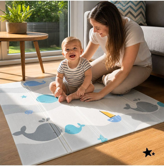 MalPlay Blue Activity Mat 120x120cm