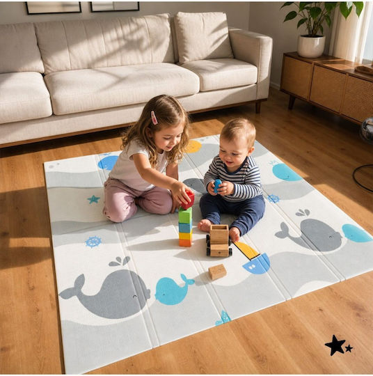 MalPlay Blue Activity Mat 120x120cm