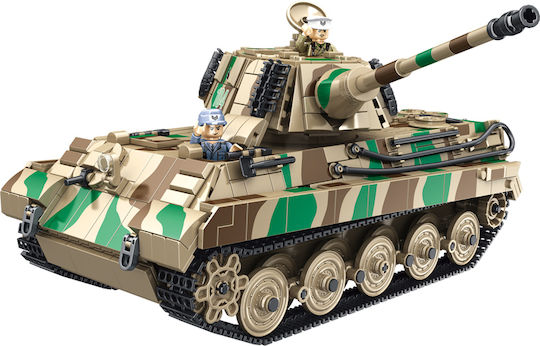 Panlos Building Blocks Construction 632016 World War Ii Germany King Tiger Tank 6+ Years 1974 Pieces