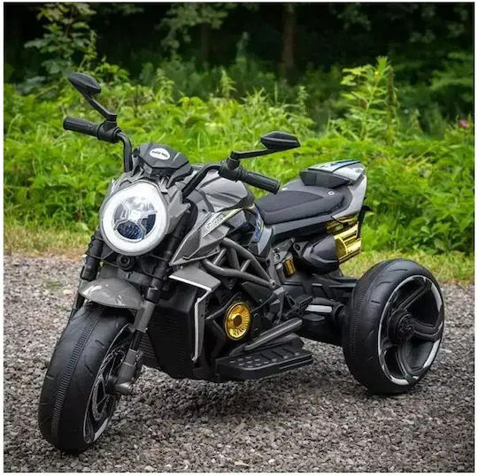 Motocicletă Electrică Pentru Copii 12 Volți Neagră Pentru 3+ Ani