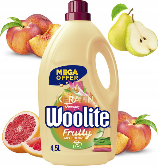 Woolite Colors Keratin Liquid Detergent for Colored Clothes 4.5lt (75 Measures)