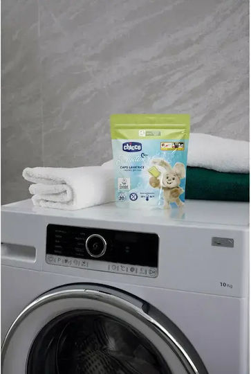 Chicco Detergent pentru bebeluși pentru haine sensibile 20 capsule