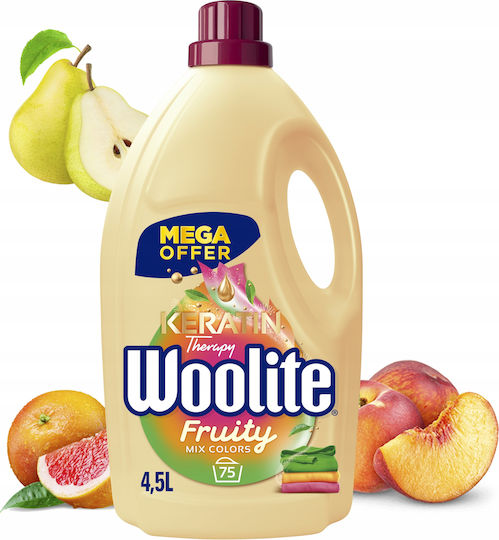Woolite Colors Keratin Liquid Detergent for Colored Clothes 4.5lt (75 Measures)