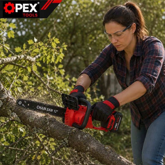 Verk Group Battery Chainsaw Brushless 21V Brushless with 30cm Blade