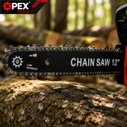 Verk Group Battery Chainsaw Brushless 21V Brushless with 30cm Blade