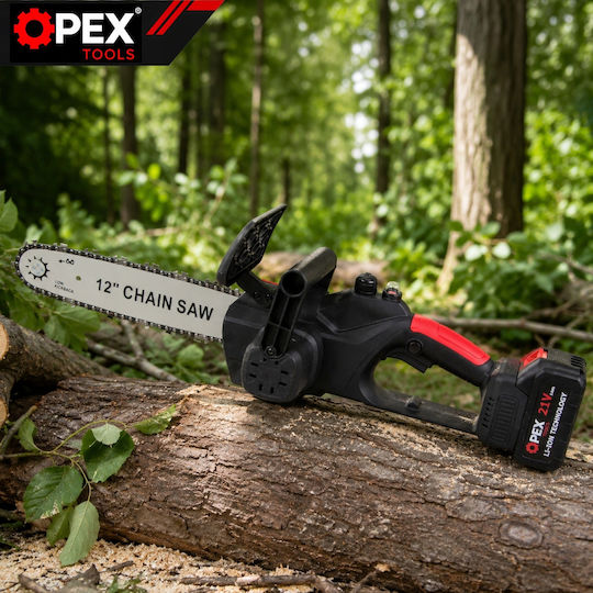 Verk Group Battery Chainsaw 2x3Ah Brushless 21V with 30.48cm Blade