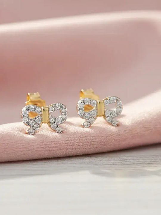 Детски Обици Studs от Злато 9К