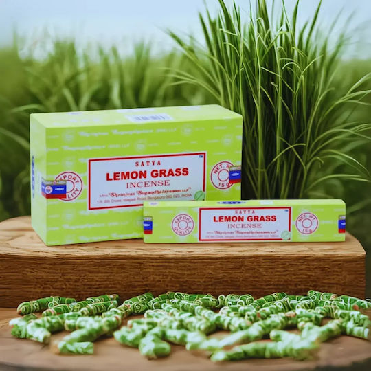 Ароматни Стикчета Лимонова Трева Satya Lemongrass Incense Sticks 15g