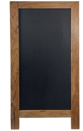 Wooden Chalk Board Heavy Type 17kg 65x140cm Double-sided