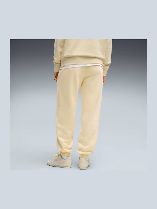 PUMA Logo Logo Women's Sweatpants Buttercream