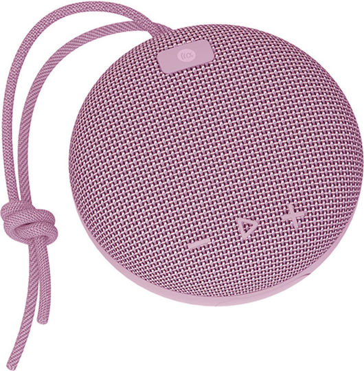 Tazata Palm 5 Wasserfestes Bluetooth Lautsprecher mit Betriebszeiten bis zu 10 Stunden Rosa