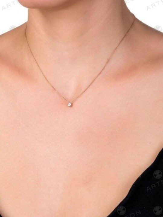 Arteon Necklace Made of Silver with Zircon Arteon Necklace Made of Silver with Zircon