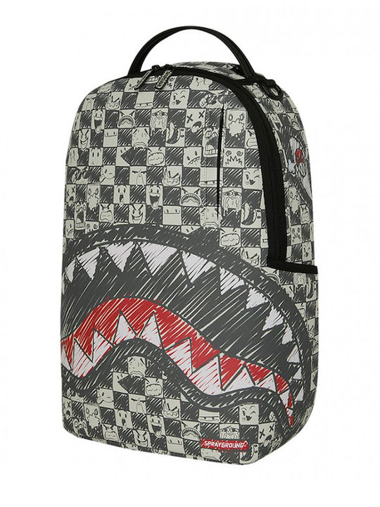 Sprayground Emote Check School Backpack Junior High-High School Multicolour