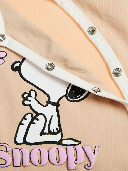 Peanuts Worldwide LLC Beige Onesie