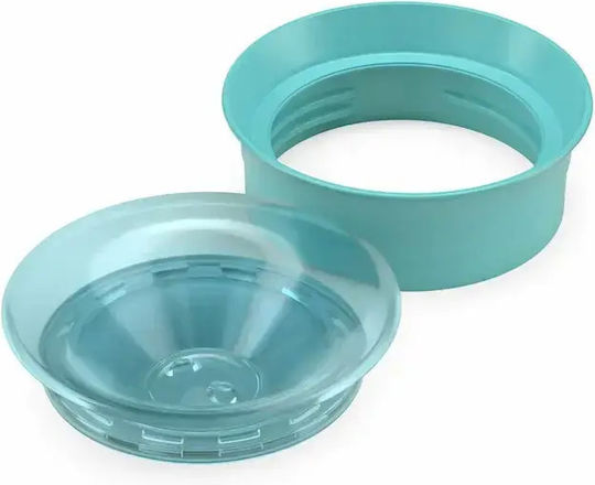 Chicco Pahar pentru Copii cu Mânere și Paie Perfect Cup din Plastic Verde 200ml pentru 12m+