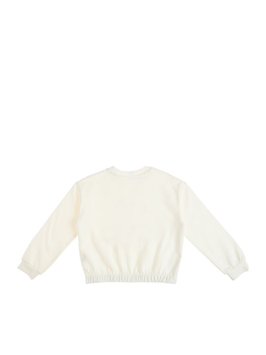 Kinder-Sweatshirt Ecru