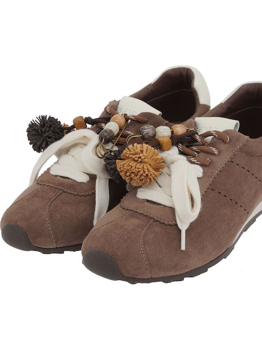Damen Sneakers Beige