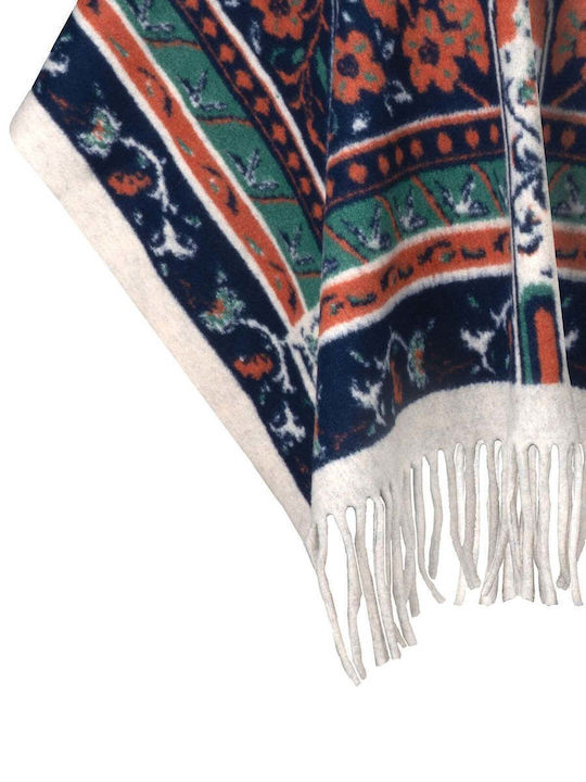 Blue Women's Poncho 0043.8313.N-blue