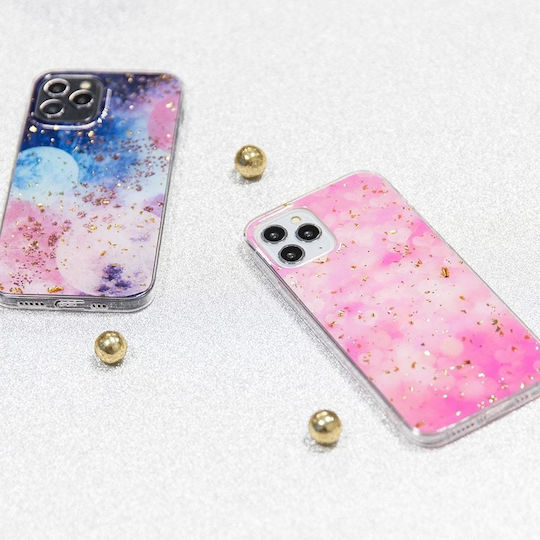 Silicone Case Gold Glam Samsung Galaxy A52s 5g Pink