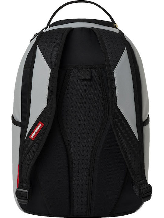 Sprayground Shark Central Ученическа Раница за Основно Сивa с Джоб за Бутилка 2026