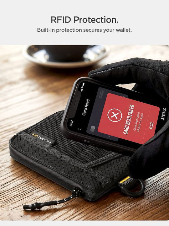 Men's Card Wallet with RFID Black