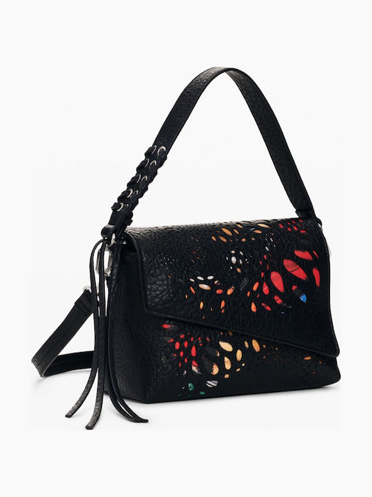 Desigual Damen Handtasche Schulter Schwarze