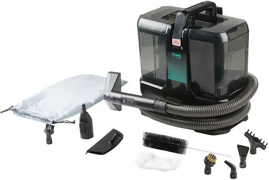 Domo Aspirator Umed-Uscat 1800W cu Recipient din Plastic 1.4lt Negru