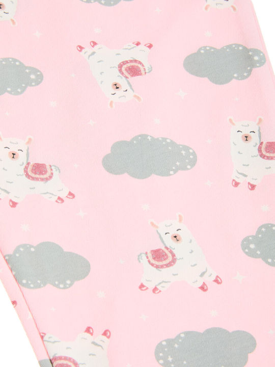 Alouette Kinder-Nachtwäsche Winter Baumwoll Rosa
