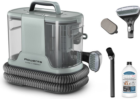 Rowenta Clean It Прахосмукачка за Мокро / Сухо Почистване 400W с Пластмасов Контейнер 1.4lt Зелена