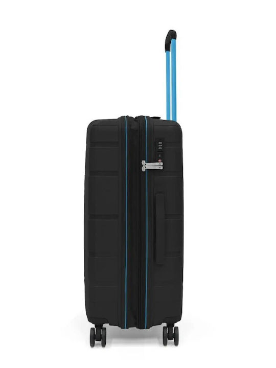 Ciak Roncato Large Hard Travel Suitcase Black Height 75cm