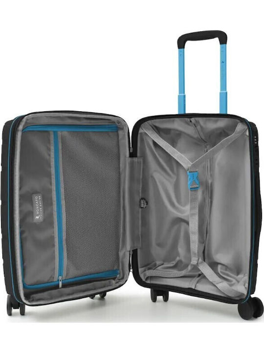 Ciak Roncato Cabin Hard Travel Suitcase Black Height 55cm