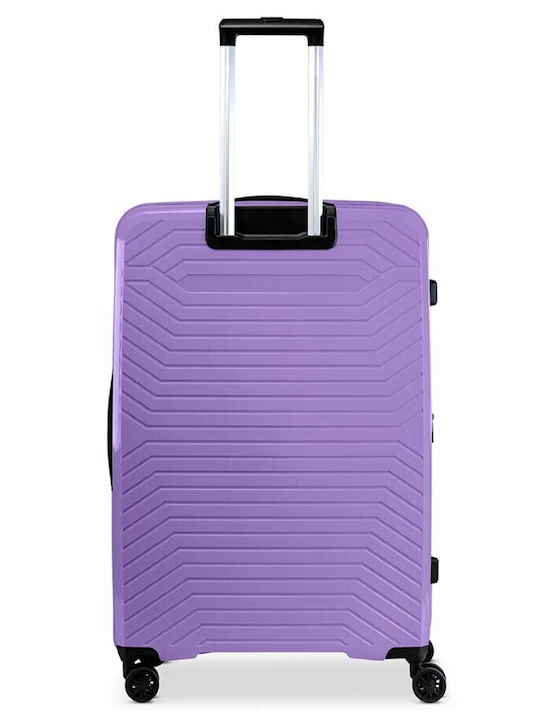 Ciak Roncato Medium Hard Travel Suitcase Purple Height 67cm