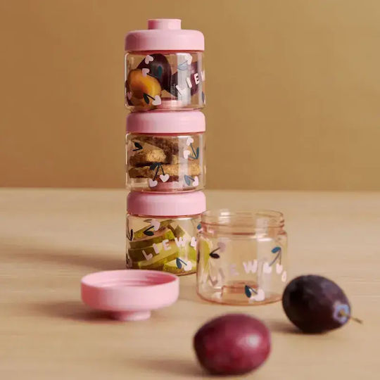 Liewood Plastic Kids' Dinner Set 0.1lt Sweethearts / Pale Tuscany 6 x 6cm