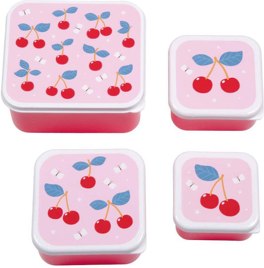 A Little Lovely Company Plastic Kids' Dinner Set Thermal