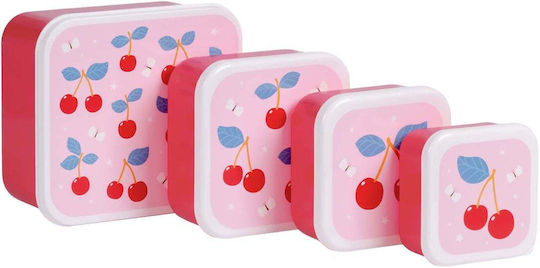 A Little Lovely Company Plastic Kids' Dinner Set Thermal