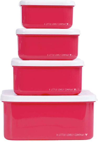 A Little Lovely Company Plastic Kids' Dinner Set Thermal