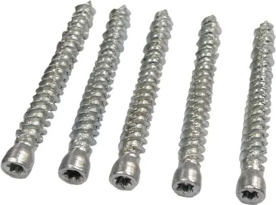 Cement Bolts Torx with Diameter M7.5 and Length 92mm 100 Pieces Buldex TSIX-75-092
