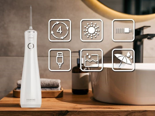 Eldom Water Flosser with Travel Case White