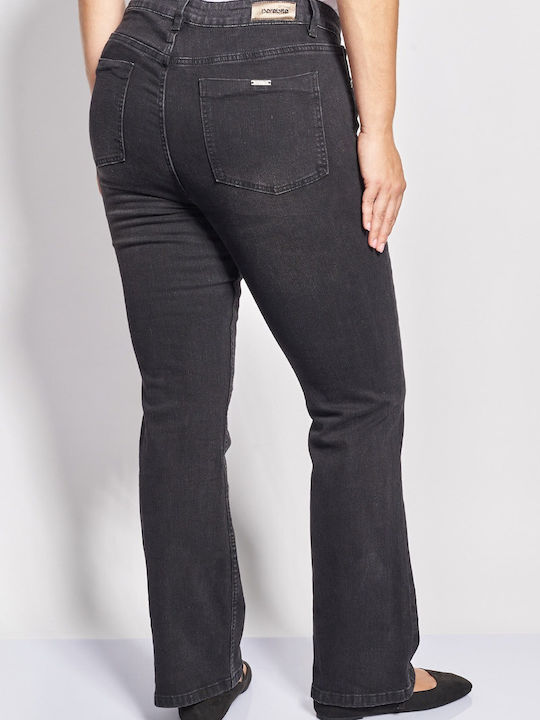 Jean Damă High Rise Bootcut Fit Gri
