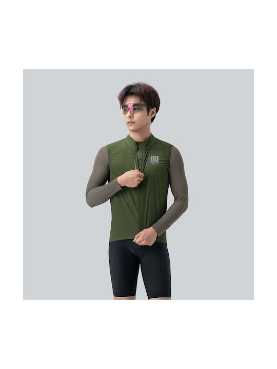Rockbros Herren Ärmellose Fahrradtrikot Straße Grün