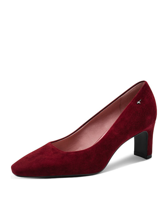Leder Pumps Burgundische