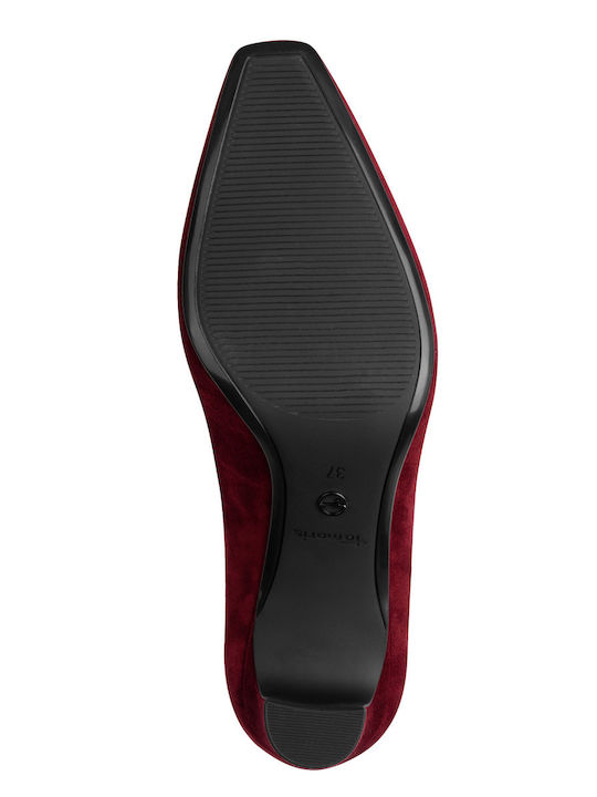 Leder Pumps Burgundische
