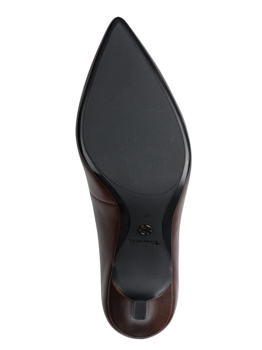 Leather Heels Brown