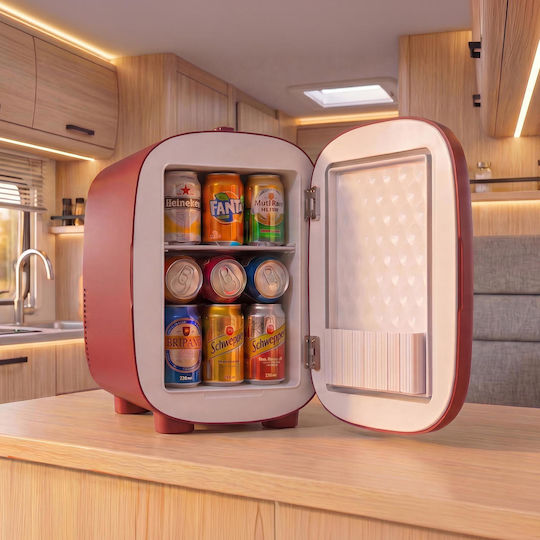 Cecotec Kosmetik-Kühlschrank 4lt mit Heizfunktion Rotes
