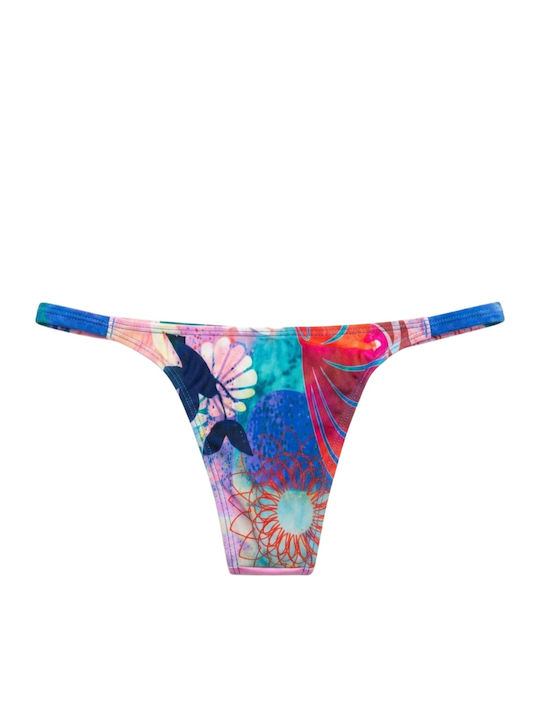 Bikinihosen Slip Gemustert