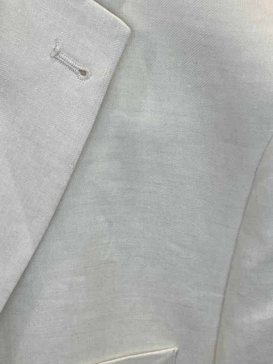 Summer Men's Groom's Suit Light Blue