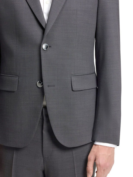 Men's Suit with Slim Fit Grey