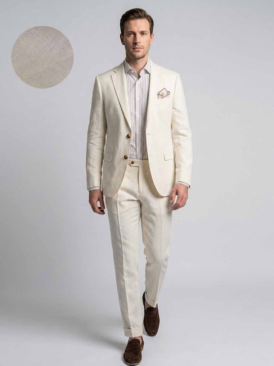 Summer Men's Groom's Suit Light Blue
