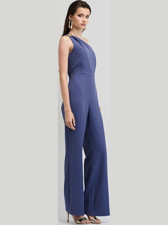 Damen Jumpsuit Blau