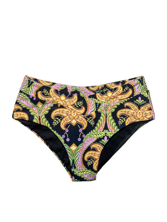 Bikini Slip High Waist Floral